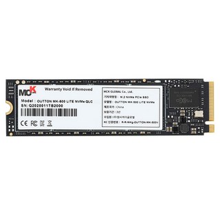 엠씨케이글로벌 OUTTON MK-500 LITE M.2 NVMe QLC 512GB 벌크