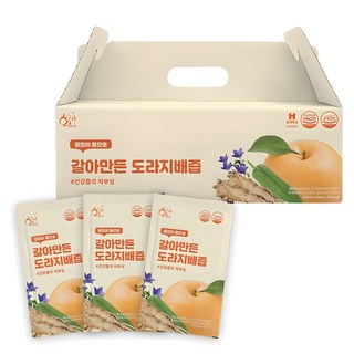 황금이네 국내산 갈아만든 도라지배즙, 100ml, 30개