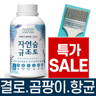 결로방지페인트 자연숨 규조토페인트 1kg