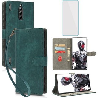 ZTE Nubia RedMagic 8 Pro8 Pro+8S Pro8S Pro+ 지갑 케이스와 화면 보호필름 RFID 차단 카드 홀더 휴대폰 케이스 레드 매직 8S 프로 플러스