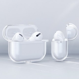 에어팟 투명 케이스 젤리케이스 에어팟프로 프로2 AirPods 지아샾, 에어팟 1/2세대, 하드케이스, 케이스만 구매