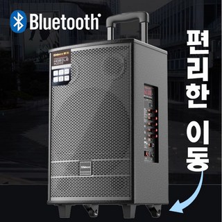 컨퀘스트 버스킹 스피커 이동식 앰프, 3채널 소형