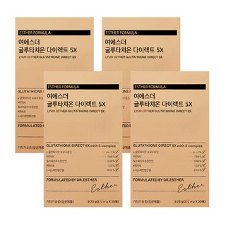 여에스더 글루타치온 다이렉트 5x, 4박스, 30회분