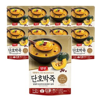 양반 단호박 즉석죽, 420g, 8개
