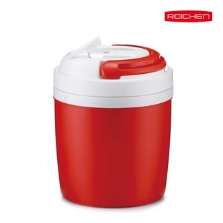 로이첸 미니비 보냉보온통, 레드, 3.3L, 1개