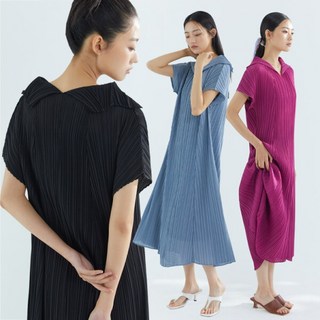 [플리츠미] 카라 플리세 원피스