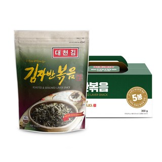 대천김 김자반 볶음 60g 5봉, 5개