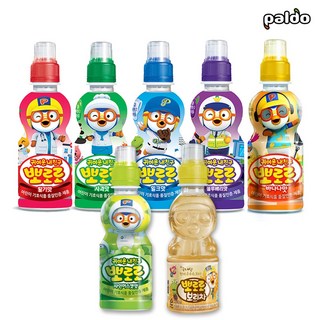 팔도 뽀로로음료 235mlx12개 6종 아기음료 보리차, 1개, 딸기6개+보리차6개, 235ml