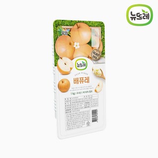뉴뜨레 냉동 국산 가당 배퓨레 /국내산 배 90%함유, 3개