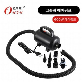 전동 에어 펌프 1200w 매트 바람 짐볼 공기 주입기 캠핑, 1개, 600W-220V