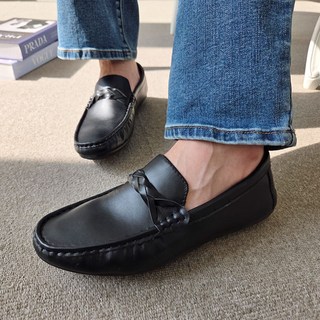 스타앤코 발편한 슬립온 가죽 드라이빙 로퍼