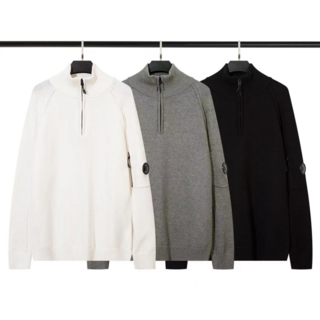 CP컴퍼니 남성 와펜 24SS 8893 오버핏 심플 후드집업 자켓 와이드 오버핏 후드집업