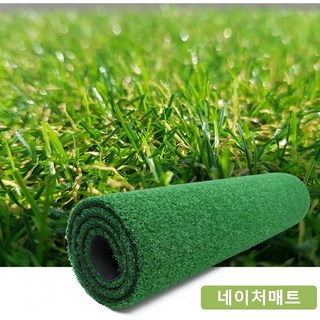 네이처 매트 친환경 방염 인조잔디 실내 현관 골프 베란다 조경 18mm 폭 2m x 2m 3m 5m 10m, 2개