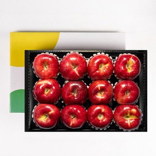 린디 명절선물 프리미엄 홍로사과 선물세트 제철과일, 1박스, 선물세트, 중량=3kg(10~12입)