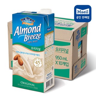 블루다이아몬드 아몬드 브리즈 오리지널, 950ml, 15개