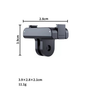 DJI Osmo 액션 4 용 액세서리 자석 베이스 마운트 1/4 어댑터 인터페이스 Dji 액션 3 2 카메라용 마그네틱 삼각대 커넥터, 1개