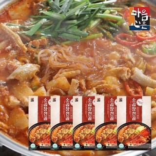 마음심은 [마음심은] 배윤자 푸짐한 소곱창전골 800g x 5팩, 5개