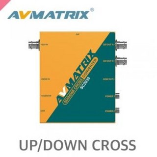AVMATRIX 에이브이매트릭스 SC2030 / SDI/HDMI UPDOWN CROSS 방송용 컨버터 / 크로스컨버터 / 딥스위치 / 브라켓포함, 1개