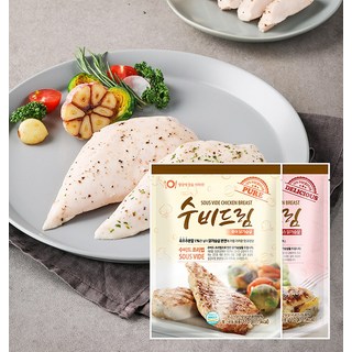 수비드림 수비드 닭가슴살 퓨어/딜리셔스, 1110g, 1개