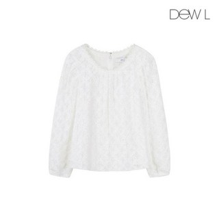 듀엘 플라워 레이스 블라우스 WH_L244PSC032
