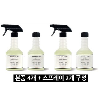클린코드 초강력 곰팡이제거제 벽 벽지 화장실 베란다 실리콘 창틀 욕실 결로, 4개, 650ml