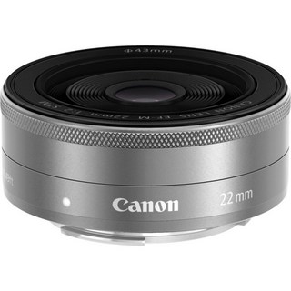 Canon EF-M 22mm f2.0 STM 렌즈(실버)., 단색, 렌즈만