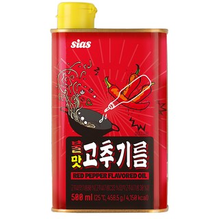 시아스 불맛고추기름, 500ml, 1개