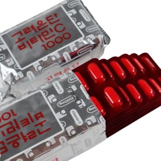 비타민C1000 비타민D600mg 고려은단 비타민 활력 면역 건강, 6세트, 180정