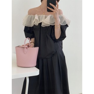 WUYUN 퍼프블라우스 프릴블라우스 크롭셔츠 D57699