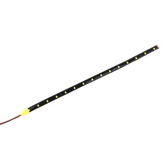 유연한 스트립 라이트 자동차 LED 주변 조명 방수 오토바이 장식 램프 액세서리 12V 30cm 15SMD 1 PC, [05] Yellow, 1개