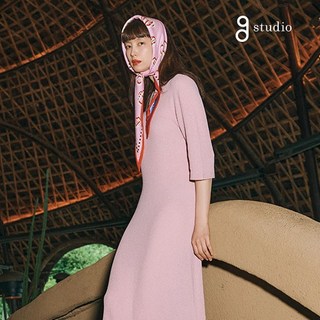 지스튜디오 25SS 썸머 홀가먼트 니트원피스
