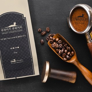 루왁커피 인도네시아 홀빈 분쇄 원두 200g 선물 코피 르왁, 분쇄200g(커피가루), 1개