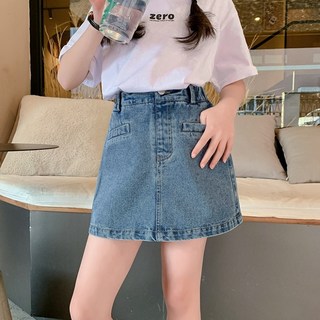 여아 데님 반바지 치마바지 청반바지 스커트팬츠