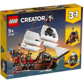 레고 크리에이터 해적선 31109 LEGO, 단일 옵션, 1개