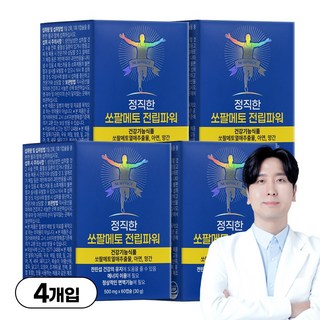 뉴프라이스 정직한 쏘팔메토 전립파워, 4개, 60정