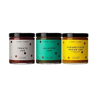 잼미유미 버거 팬 팩: 3종 토마토 잼 (7.7온스), 할라피뇨 잼 (7.8온스), 캐러멜라이즈드 어니언 잼 (8온스) 잼미유미 버거 팬 팩: 3종 토마토 잼 (7.7온스), 할라피뇨 잼 (7.8온스), 캐러멜라이즈드 어니언 잼 (8온스)