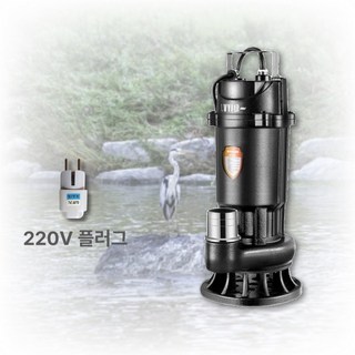 TGO 수중펌프 농수용펌프 자동 수동 하수 오수 절단 펌프 G00039, 1개, 일반형수중펌프 370W1인치