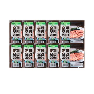 다향훈제슬라이스 200g, 10개
