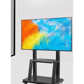 이동식 티비 거치대 TV 모니터 수납 받침대, 1개