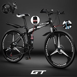 GT 충격흡수 MTB 산악 접이식 자전거