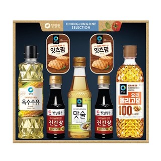 청정원 정성7호 25년 추석 선물세트 4개 진간장 옥수수유 맛술 올리고당 잇츠팜, 4세트