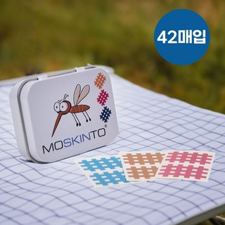 [독일 본사 인증 공식 대리점] 독일 본사 직수입 모스킨토 모기패치 42p 영유아 사용 가능, 42g, 1개