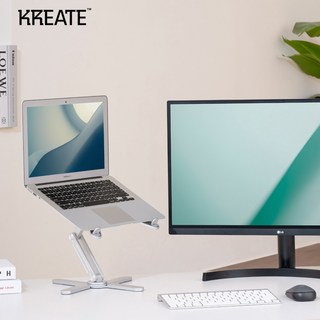 KREATE 회전 노트북거치대 사용 모습