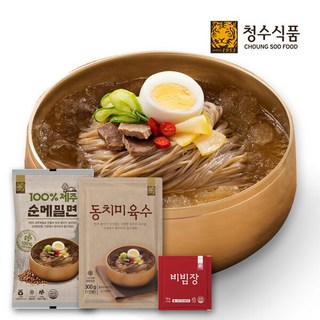 (현대홈쇼핑)청수식품 100% 제주 순메밀면 15세트