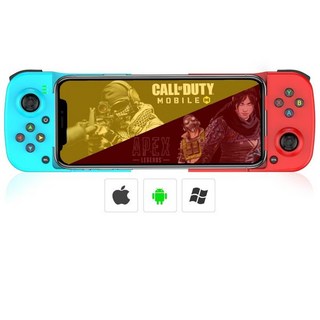 아이폰 iOS 안드로이드 PC용 메가드림 모바일 게임 컨트롤러 게임패드 15/14/13/12/11/X 아이패드 갤럭시 TCL 태블릿 콜 오브 듀티 디아블로 이모탈 - 다이렉트, Blue+Red2, 1개