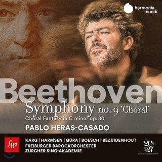 [CD] Pablo Heras-Casado 베토벤: 교향곡 9번 합창 환상곡 (Beethoven: Symphony Op.125 Choral Fantasy...