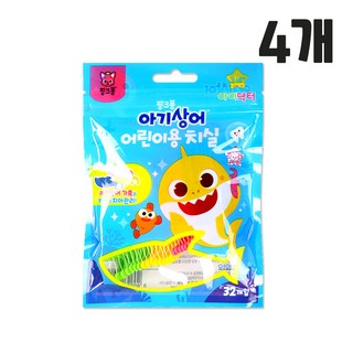 핑크퐁 치실, 1세트, 128개입, 1cm