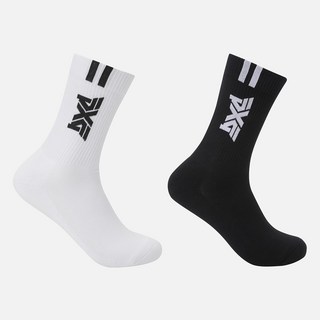 PXG 골프 장목 양말 블랙 화이트