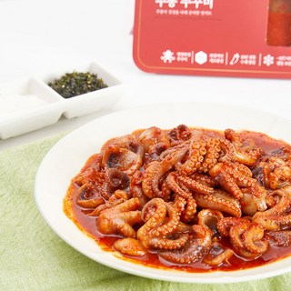 쭈퐁 매운맛 밀키트 양념 냉동 쭈꾸미볶음, 2개, 500g