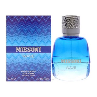 향수 미쏘니 남성용 웨이브 EDT 스프레이 50ml 향수, 1개